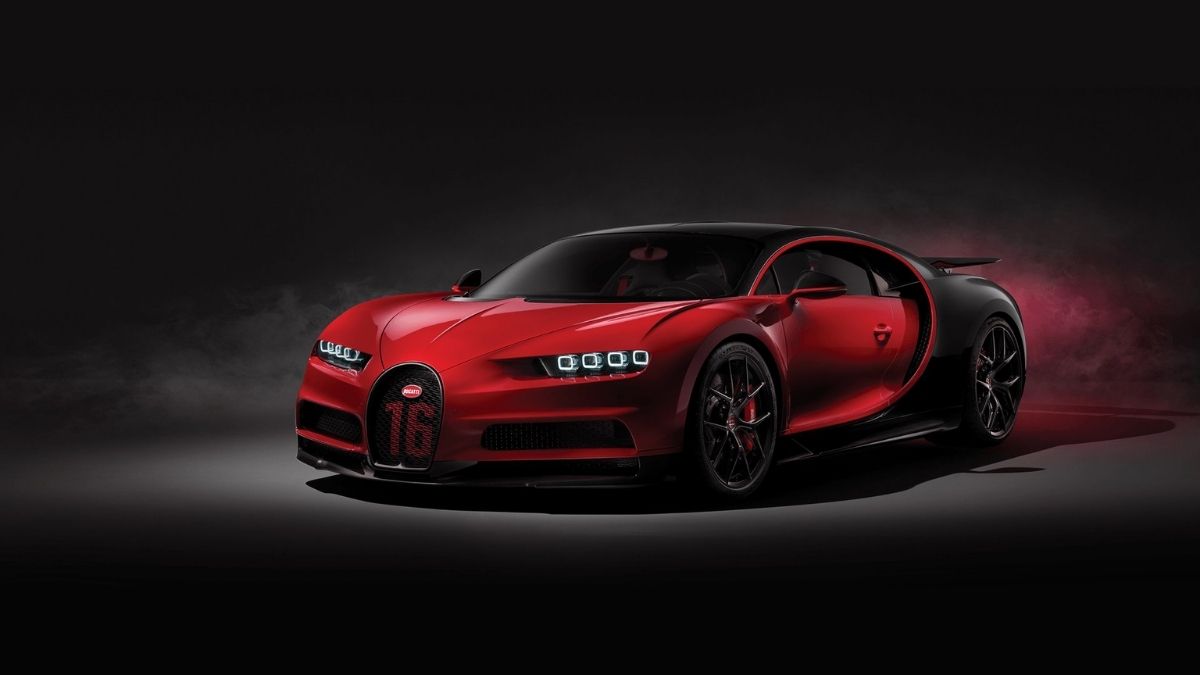 Siêu xe Bugatti - Đỏ rực lửa