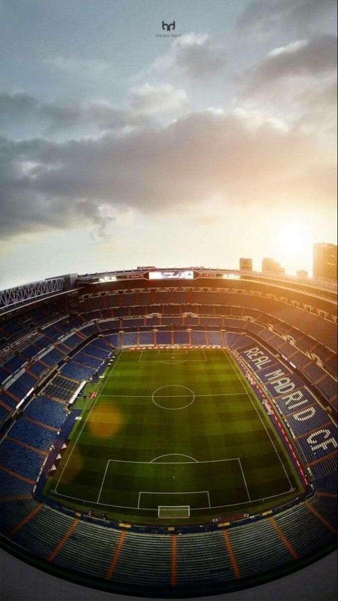 Hình nền bóng đá 4k Sân vận động Santiago Bernabéu cực đẹp